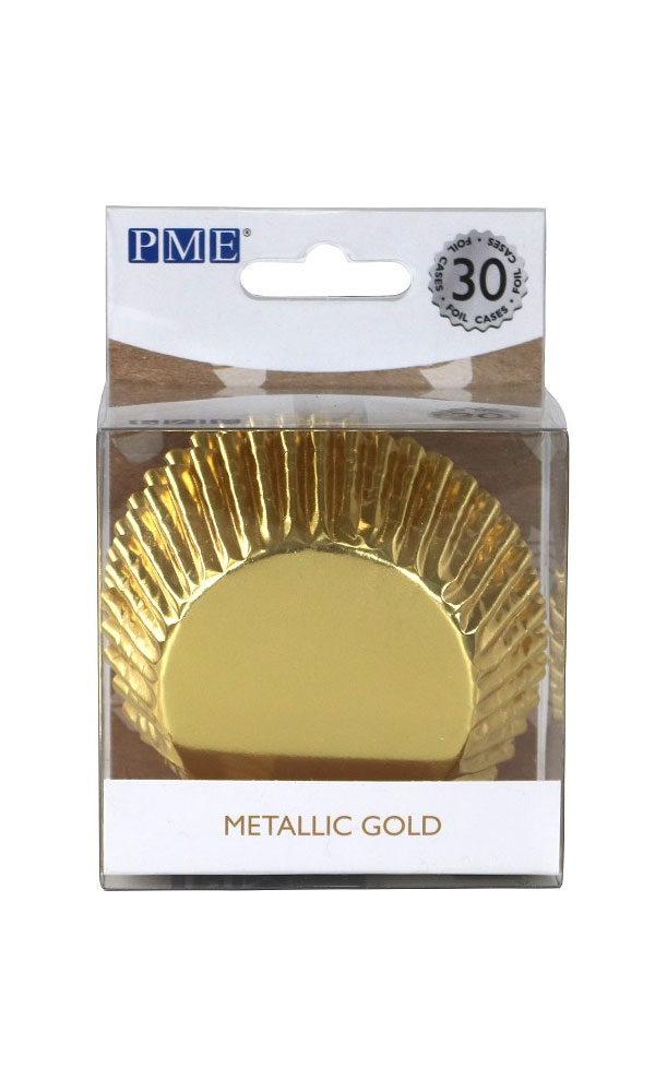 PME Cupcake Cases Gold Foil